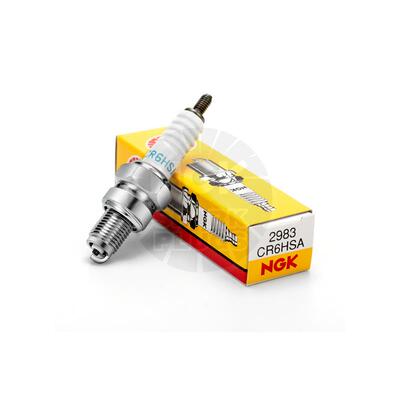 NGK摩托火花塞CR6HSA适用YMH天剑天戟巧格I福喜赛鹰AS125威武100