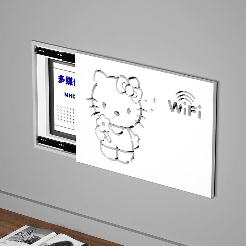 电表箱装饰画新款高级电闸弱电箱多媒体盒遮丑盖板配电箱遮挡挂画