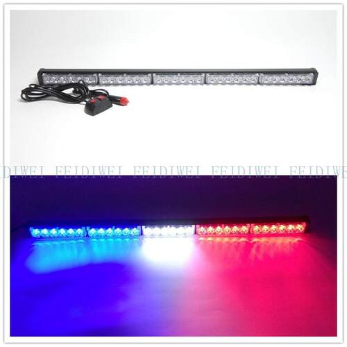 906-512V30WLED爆闪灯长条棍灯6灯5节大功率LED车顶灯长排