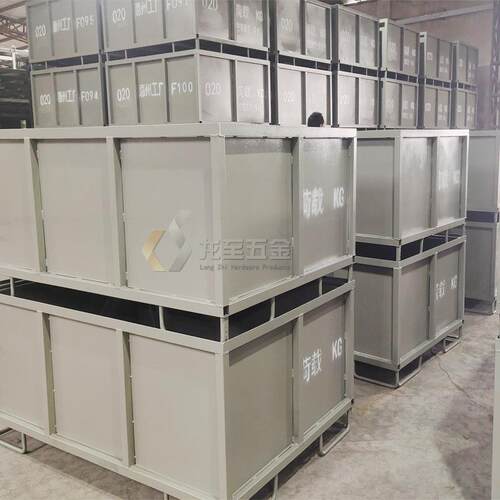 金属铁叠皮箱 铁屑GKV废料框锈 堆周转箱 耐用防工厂可自营