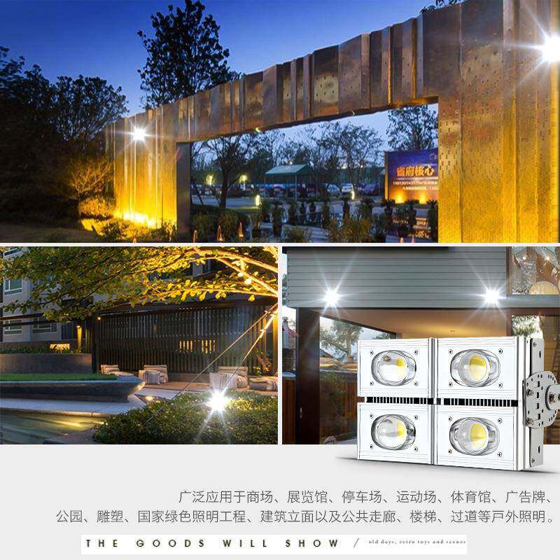 新款cob集成防外雨户塔吊球投场光灯 铝型材无品牌/高亮广告牌程