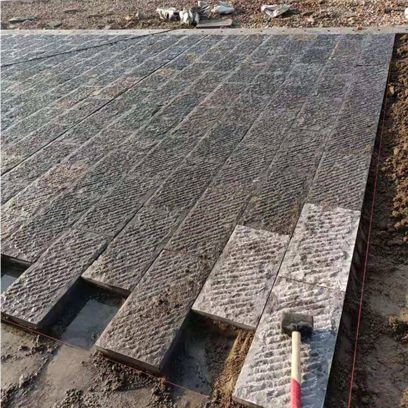 新款直销天然青石板踏步石庭院地砖户外不规则垫脚石汀步石花园脚