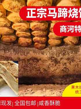 .正宗济南商河特产吊炉马蹄烧饼10个咸香味芝麻饼手工纯无添加面
