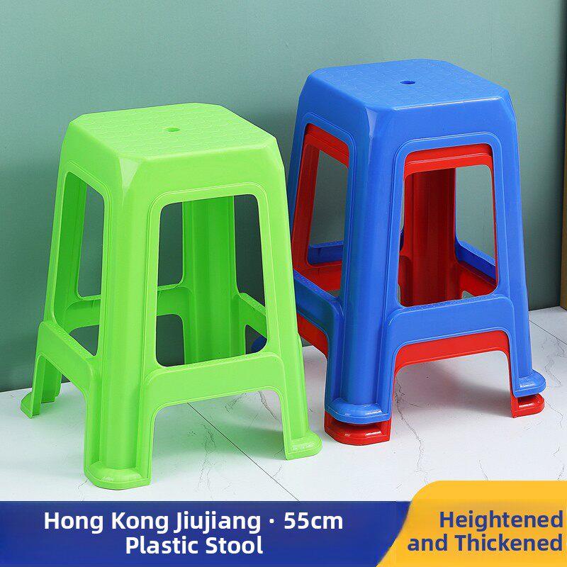 高凳55cm商用高凳加厚塑料凳工厂工人车间塑料凳香港珠江