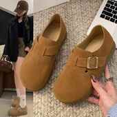 全包鞋 0202w 平底孕妇单鞋 女年春春夏新款 懒人一脚蹬豆豆鞋