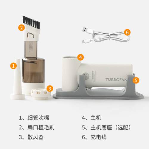 跨境车载吹尘器高速涡轮暴力风扇家用户外露营迷你便携手持小风扇