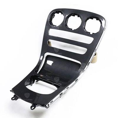 适用奔驰C级C200L260L级W205AMG款改装真碳纤维内饰仪表盘替换