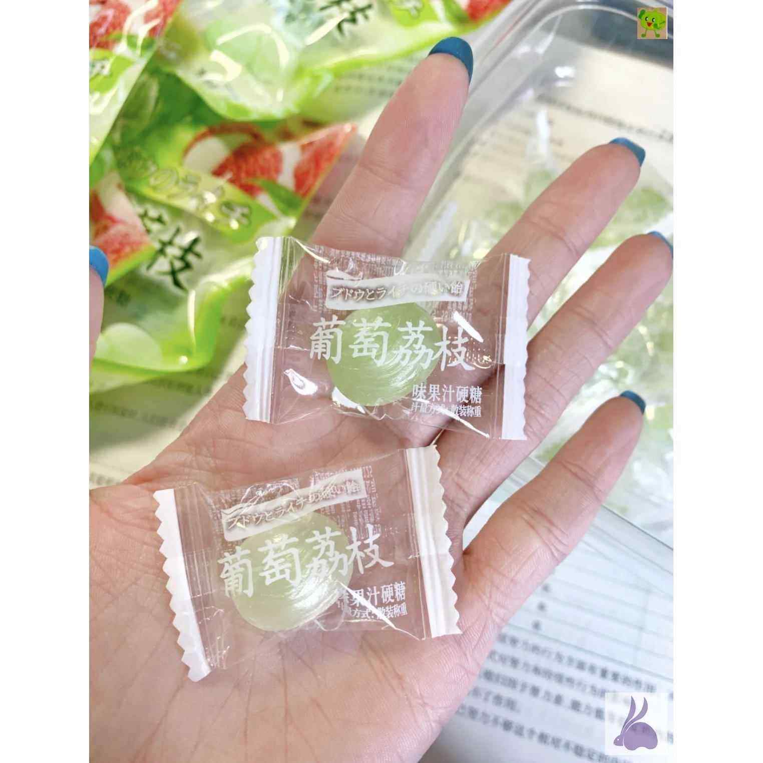 葡萄荔枝味果汁硬糖独立包装糖果水果糖火锅糖酸甜怀旧零食品喜糖