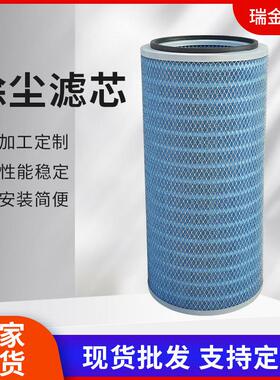 厂家供应滤筒滤芯阻燃材质空气滤筒工业耐温环保除尘滤芯