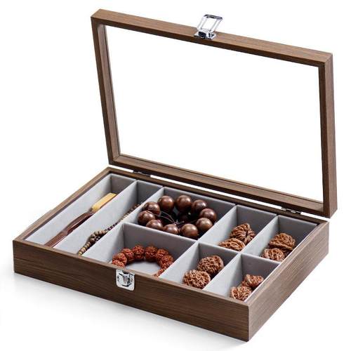 狮子头容量高端防尘手串首饰盒