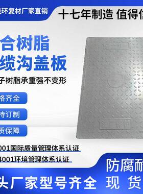 复合树脂卡槽电缆沟盖板隧道盖板水沟盖板防水防火耐腐蚀40标准