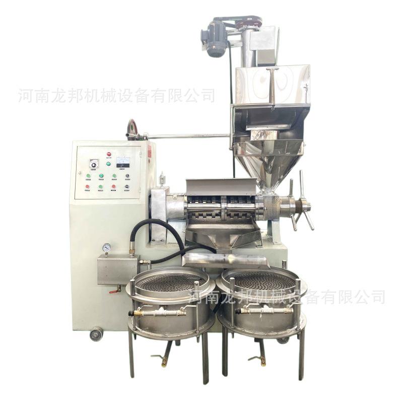 LB150型全自动商用中大型榨油机 冷热双用榨油机 大豆花生压榨机