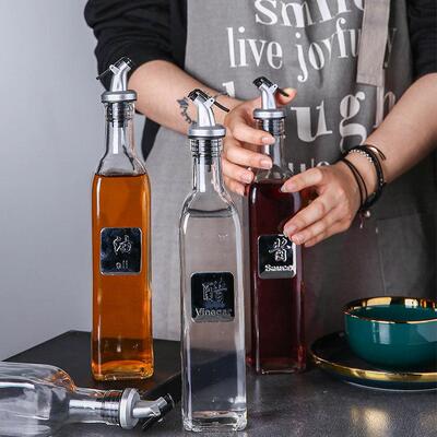 油嘴防漏壶嘴通用瓶塞玻璃油壶
