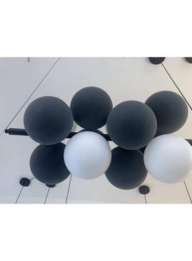 卧室葡萄吊灯餐厅圆球创意泡泡风色寂植客厅多北欧侘灯绒球设计师