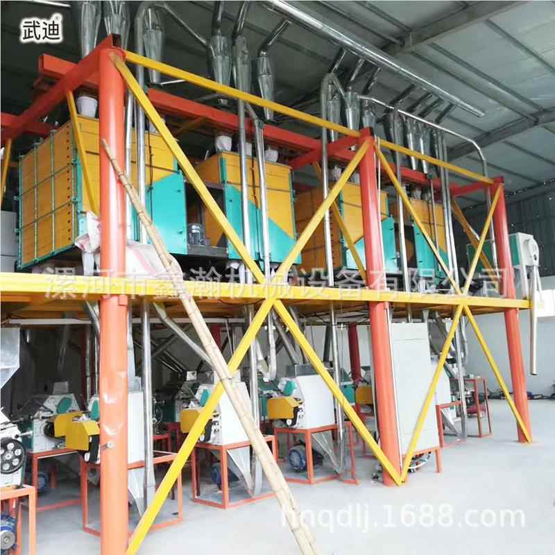 粉机磨套30-5型0吨产量平筛成面粉加工面6F粉机 商用中面粉磨面机