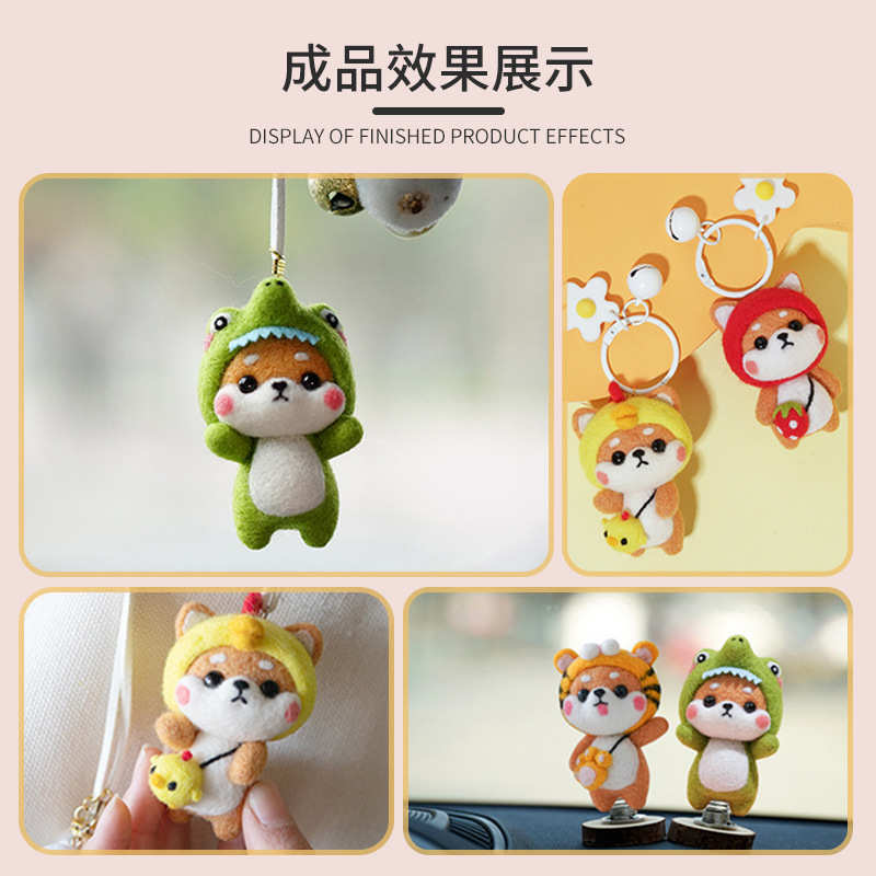 热卖66S彩色羊毛条48色3克粗中细戳针戳戳乐工具套装现货批发