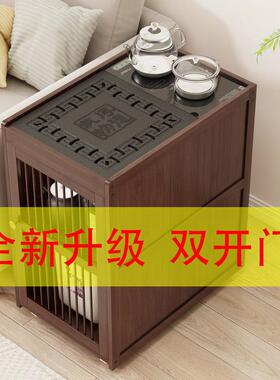 IMY沙发边移几茶体水柜茶几茶一茶桌边柜烧水台可动茶台家泡用小