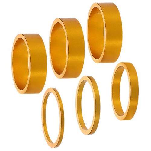 6 Pcs Bicycle Bowl Set Gasket Mountain Bike Head Bearings
