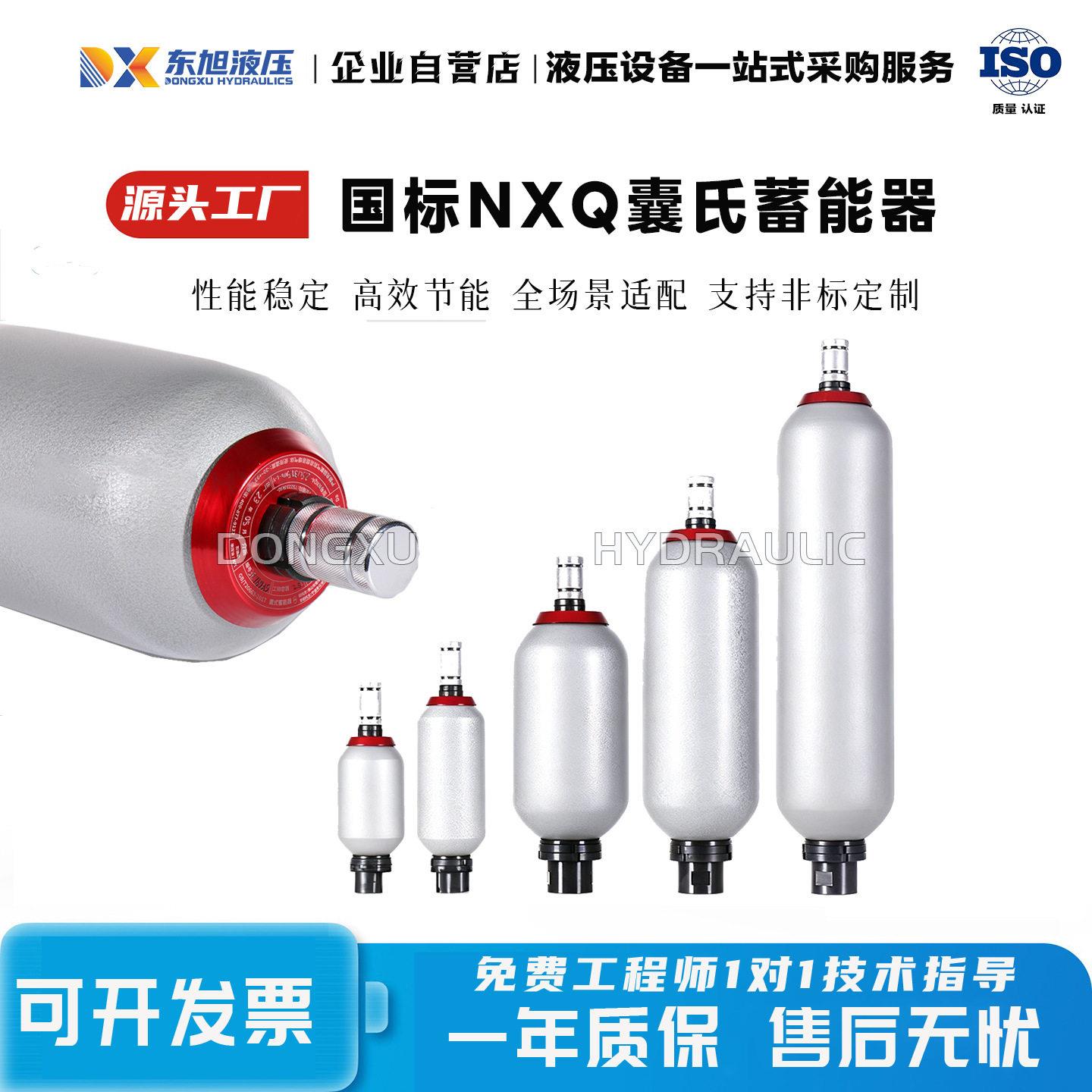 液压蓄能器国标NXQ囊式蓄能器皮囊式压储能器氮气蓄能器