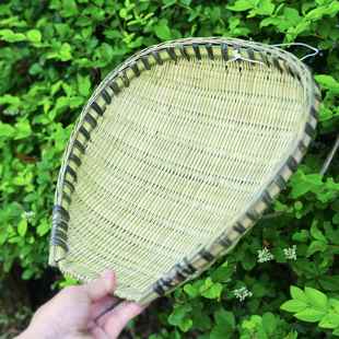 【青皮竹筲箕】洗菜篮子家用洗菜筐手工簸箕竹制品筐家用收纳竹编