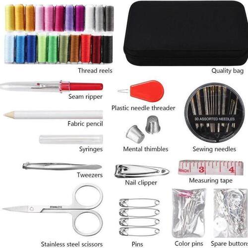 Sewing kit hand sewing needle and thread storage box set