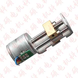 厂家生微型步232进滑台电机直产线导2轨滑台电马机0MM小步进达