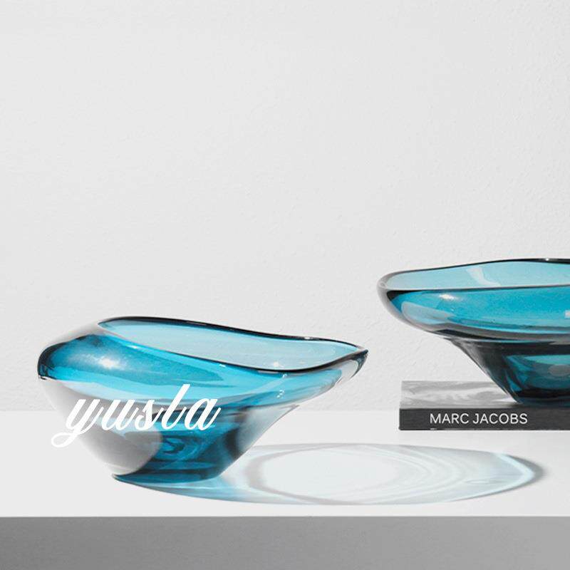 简约现代水果盘干果盆客厅茶几餐桌吧台柜托盘软装饰品几何形状