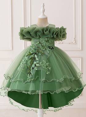 girls glitter sequin decor multilayer tulle sweater dress