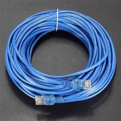 20M Cat 5 RJ45 Male to Male Ethernet Cable UTP Internet Netw