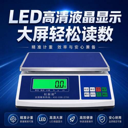 工业电子称3-30kg工业称重克重精度0.1-1g计重称称重电子秤