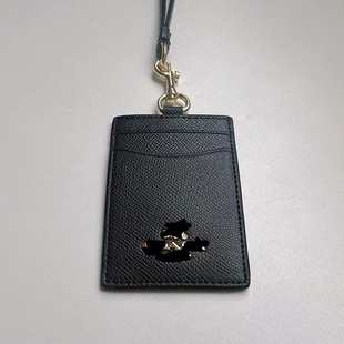 多功能配件工作证卡套门禁卡套胸卡工作牌吊绳公交车高档全皮挂绳