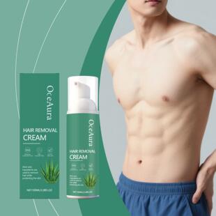 OCEAURA Aloe Gentle Hair Men Removal For clean Mousse