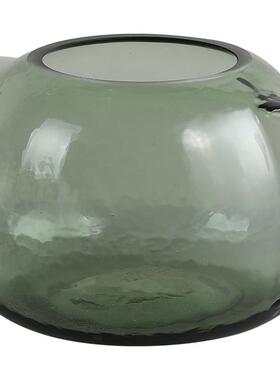 轻奢球形玻璃花瓶器皿摆件家居客厅桌面插花瓶装饰品