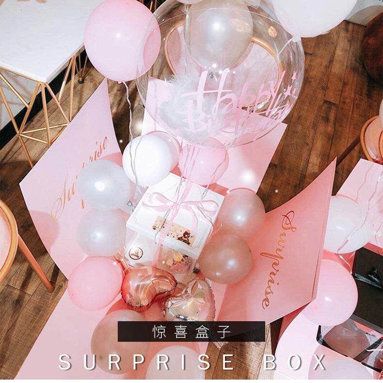 新款直销告白求婚布置惊喜盒生日礼物浪漫告白爆炸盒情人节创意礼