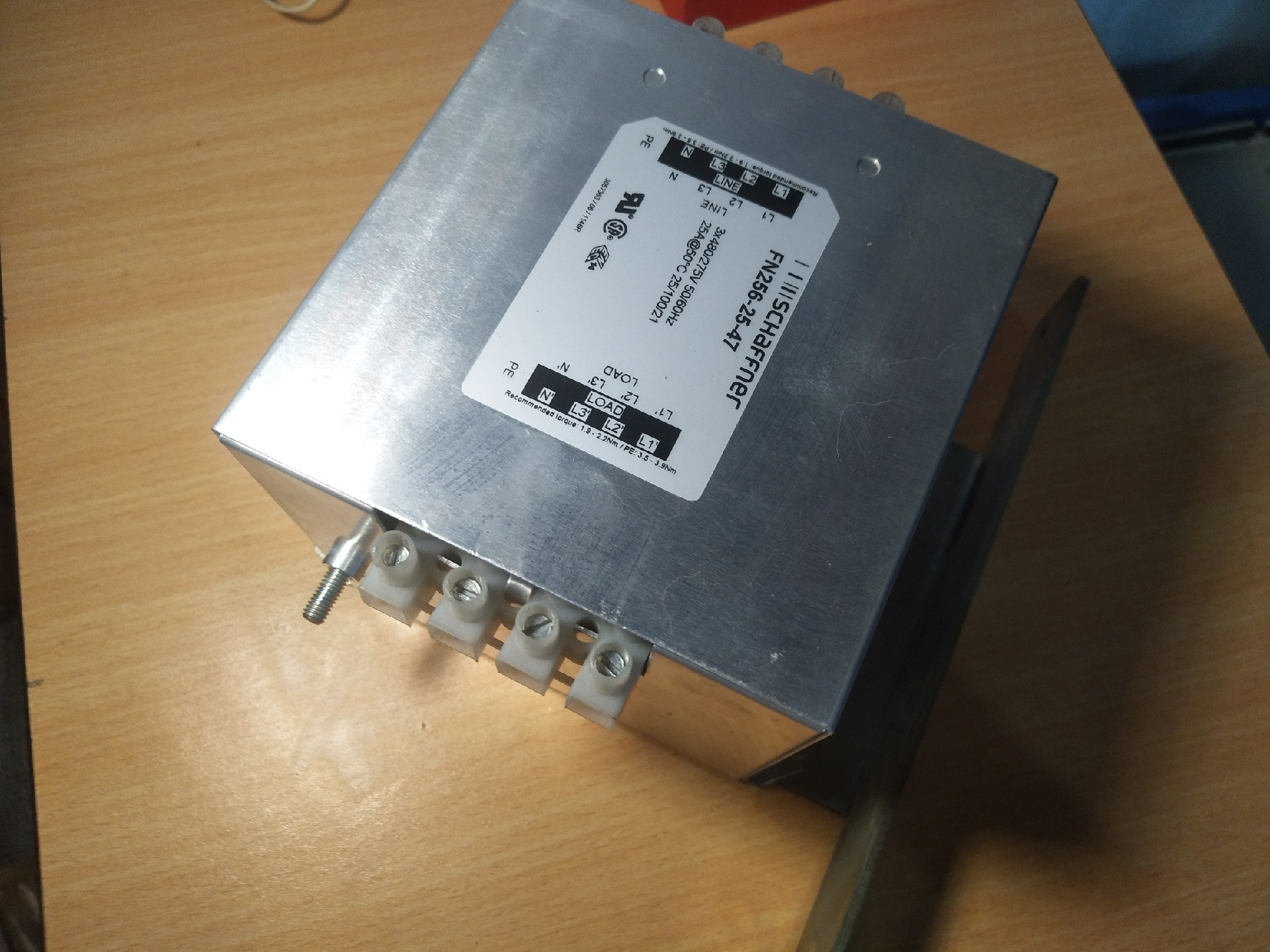 原装瑞士Schaffner夏弗纳滤波器FN256-25-47