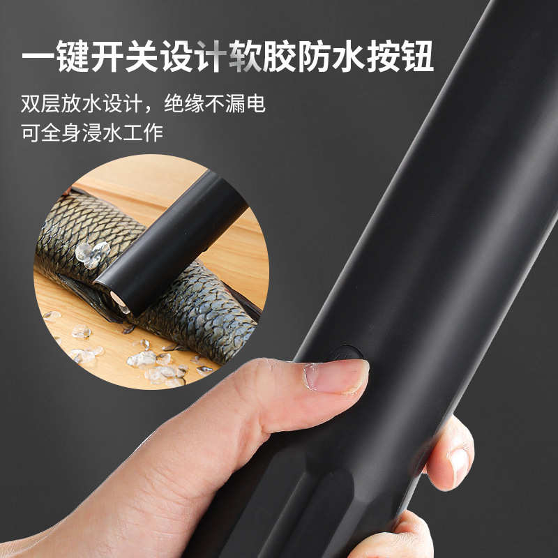 无线电动鱼鳞机 商用家用鱼鳞刨刮鱼鳞器 小型厨房电动去鱼鳞器