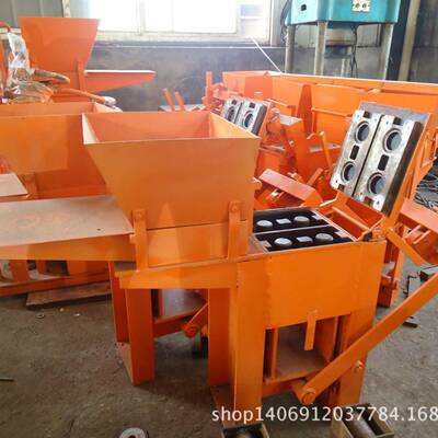 连锁砖机手动连锁砖机黏土连锁制砖机QMR2-40