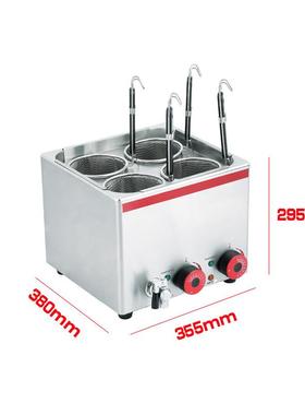 王子西厨煮面炉商用电热6格孔汤粉机台式关东煮节能麻辣烫汤面炉