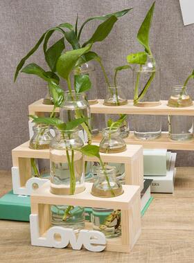 -desktop decorations gl vase nordic creative dining table