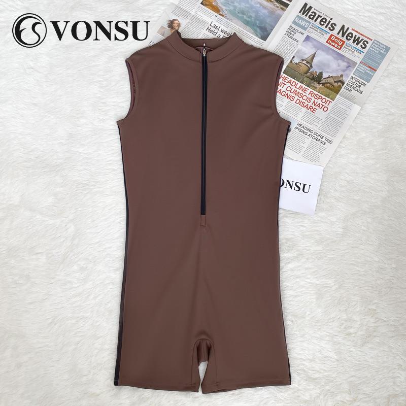 vonsu梵舒芭蕾舞蹈服新款成人连体服紧身修身练功艺考基训套装男