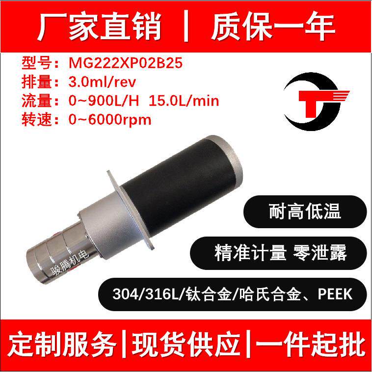 B25微型磁力齿轮泵水油不锈钢耐腐耐酸碱灌装机用计量泵厂家直销