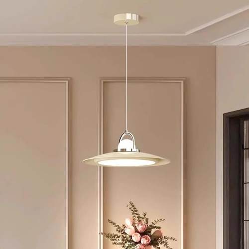 极简意式渔夫帽餐厅吊灯创意设计师吧台饭厅侘寂风奶油风极简吊灯
