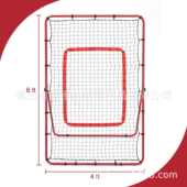 热销便携式 棒球垒球练习反弹网回弹可拆卸 垒球训练器目标网回弹