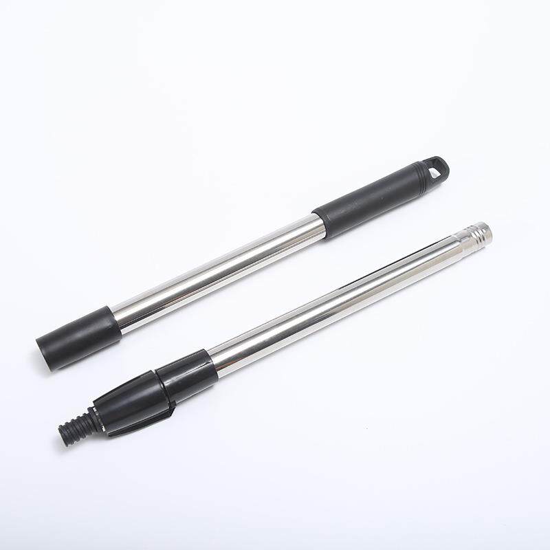 现货22+25mm伸缩3节杆电动刷扫把杆不锈钢旋转拖把电动清洁刷杆子