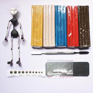 定格工场/定格动画泥偶材料包 阿德曼黏土 动画拍摄 DIY人偶制作