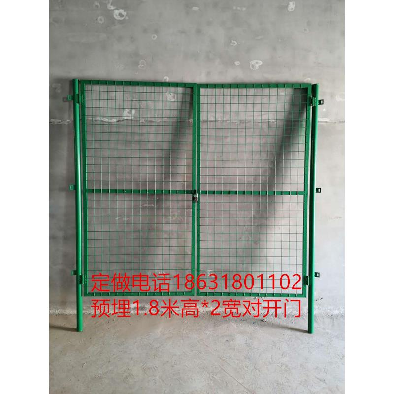 铁丝门护栏网门果围栏网门折简易门叠门围墙门养园殖户外YQM栅栏