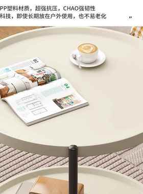 小茶几移动发边几小子桌厅家用置物架QIO简约现代客小推车沙带轮