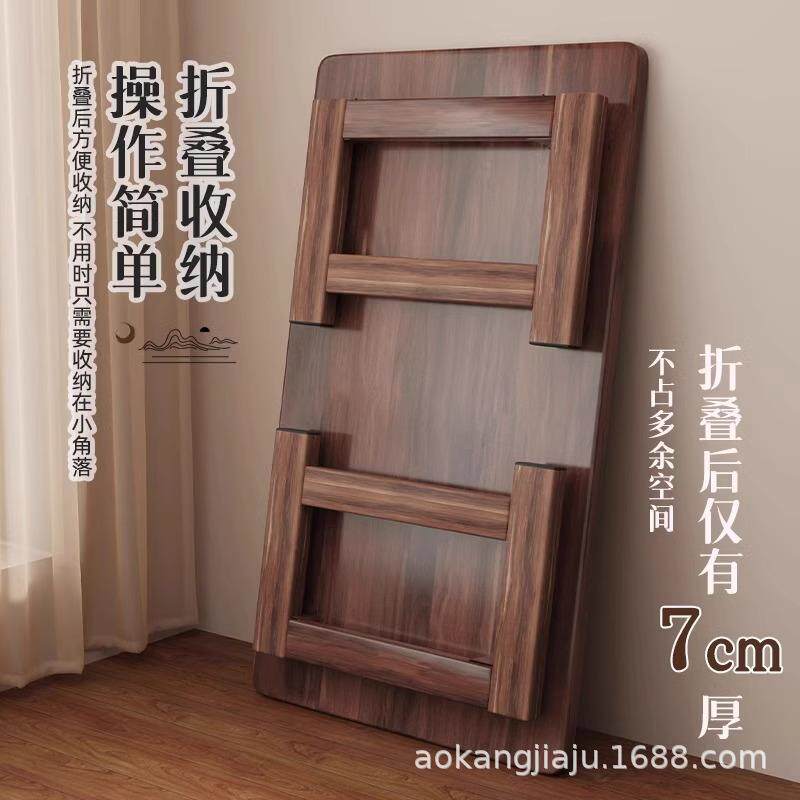 可折桌子阳飘窗小茶台家用床上榻榻DQX米炕桌长方叠形茶桌几吃饭