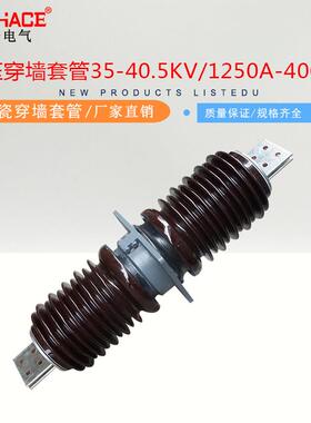 Cwc Cww Cwlb-35-40.5Kv/2000A 2500A户外高压陶瓷穿墙套管直供