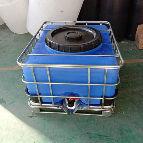 厂家500升大口径吨桶0.5吨IBC集装桶500升加厚卧式化工吨桶